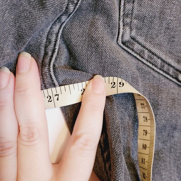 A.P.C. Black Wash Petit New Standard Size 24 straight button fly jeans Grunge - Picture 10 of 11